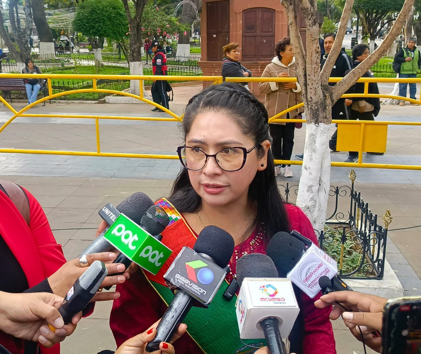Eva Copa en Sucre