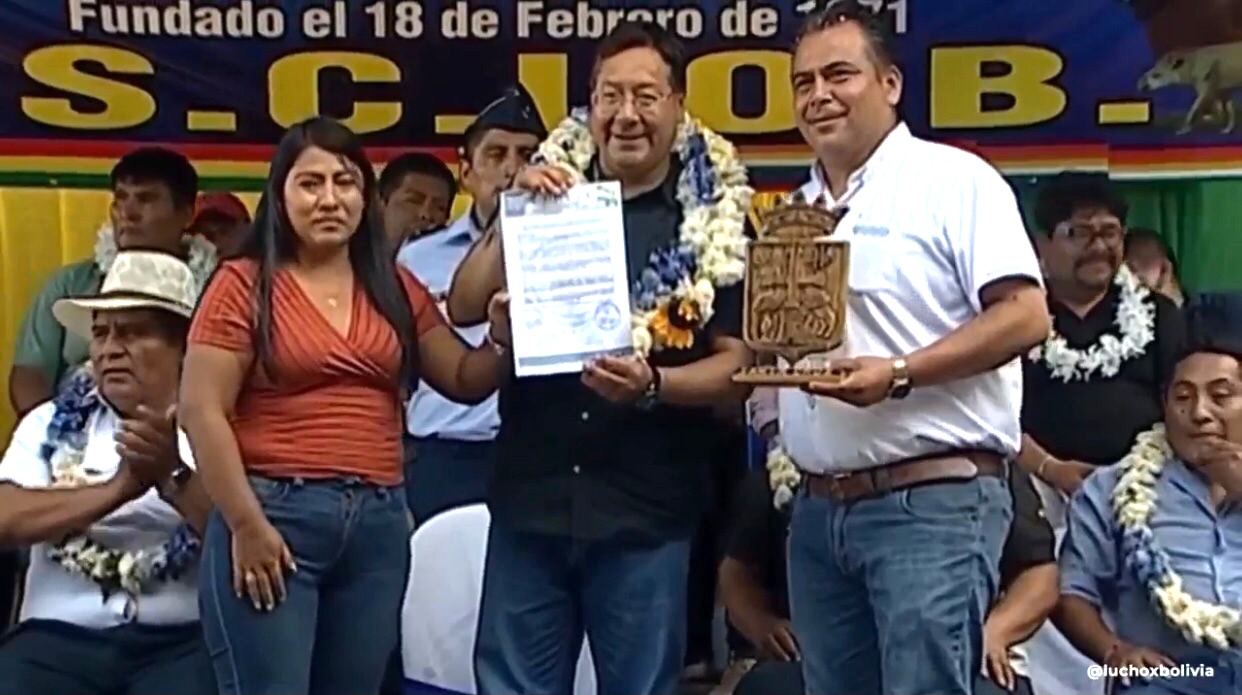 El presidente Arce proclamado nuevamente como candidato.