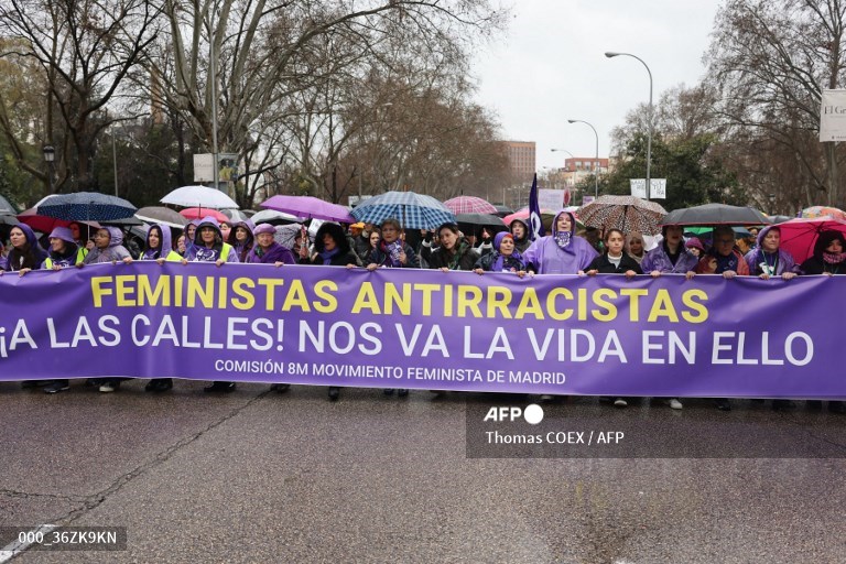 La movilización fue masiva en Madrid