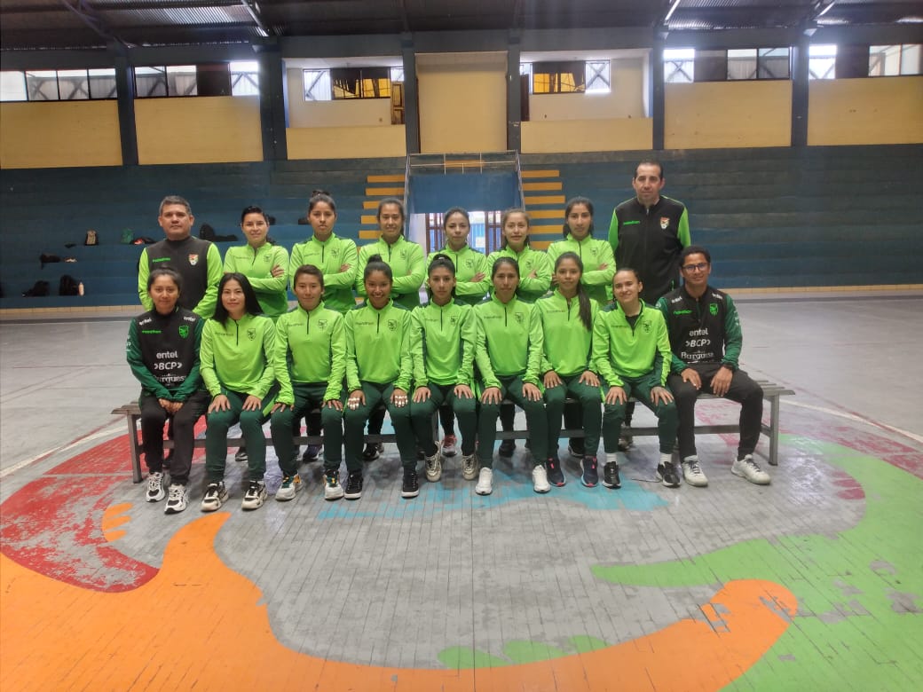 La formación del seleccionado boliviano.