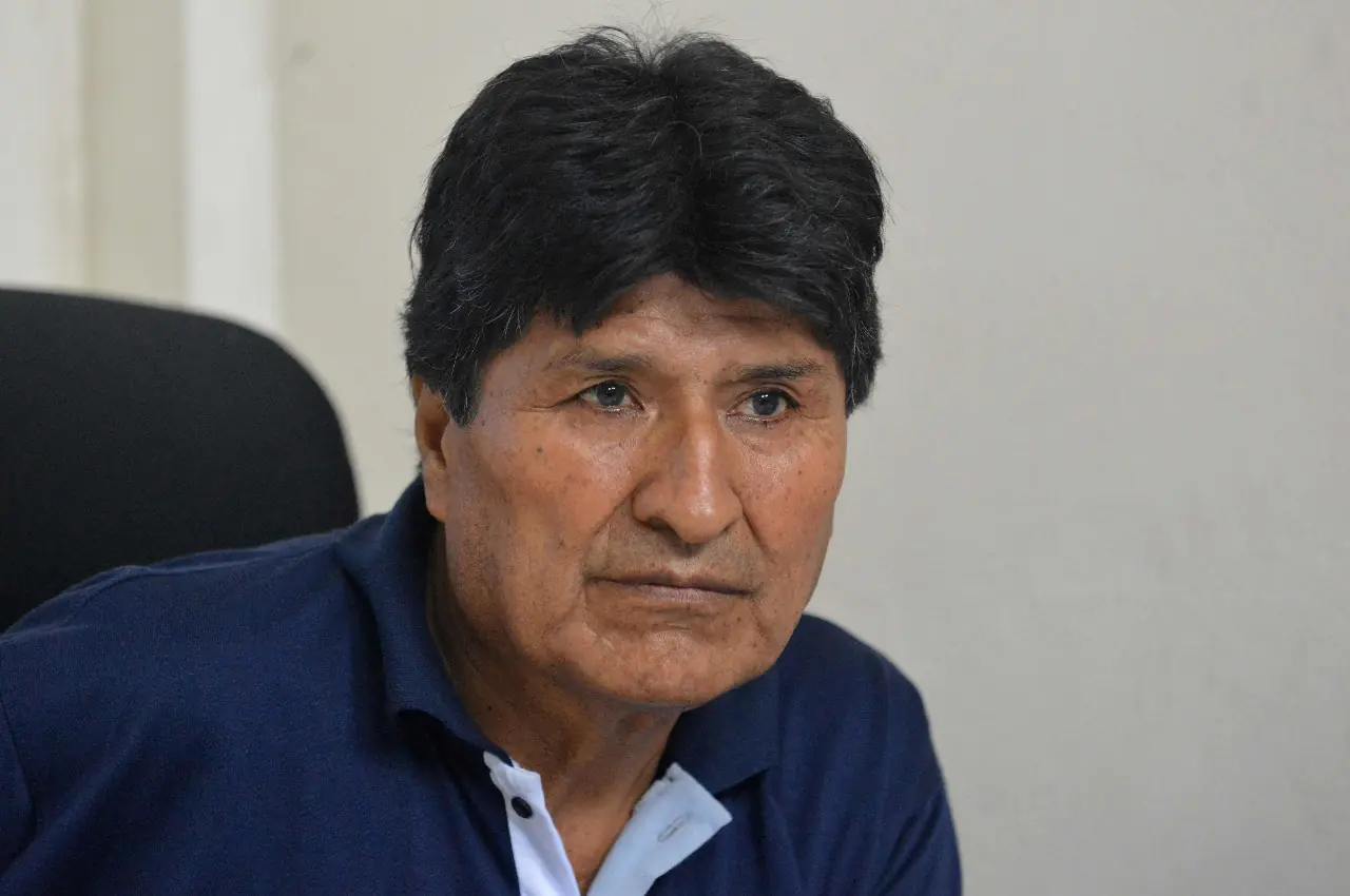 Evo Morales, líder cocalero y expresidente del Estado. (AFP)