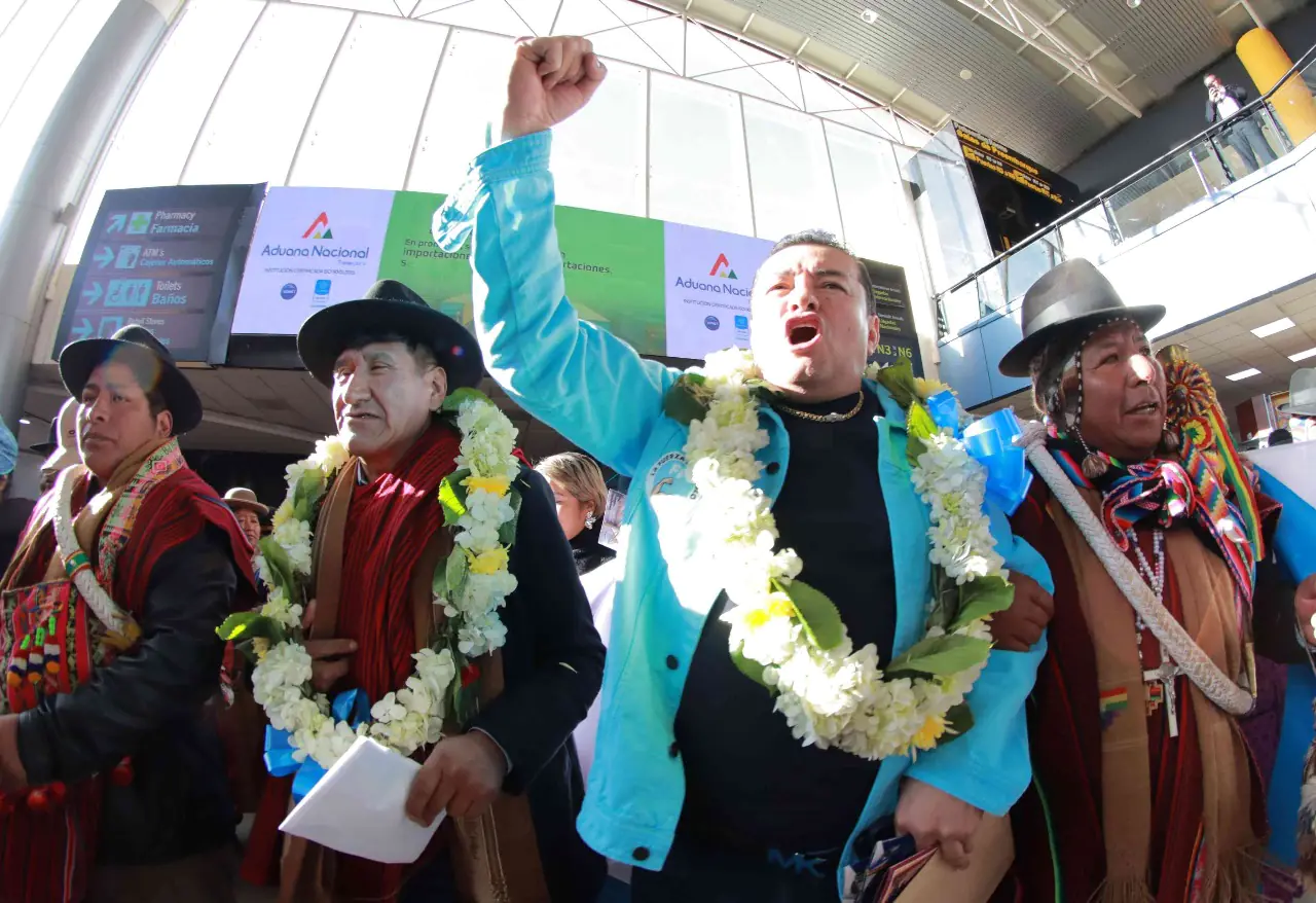 El alcalde cruceño y jefe nacional de UCS, Jhonny Fernández (APG).