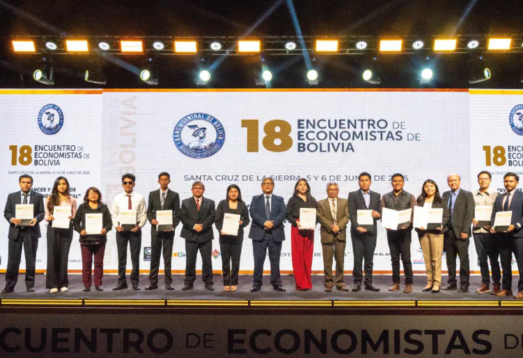 El cierre del 18 Encuentro de Economistas. Foto: BCB.