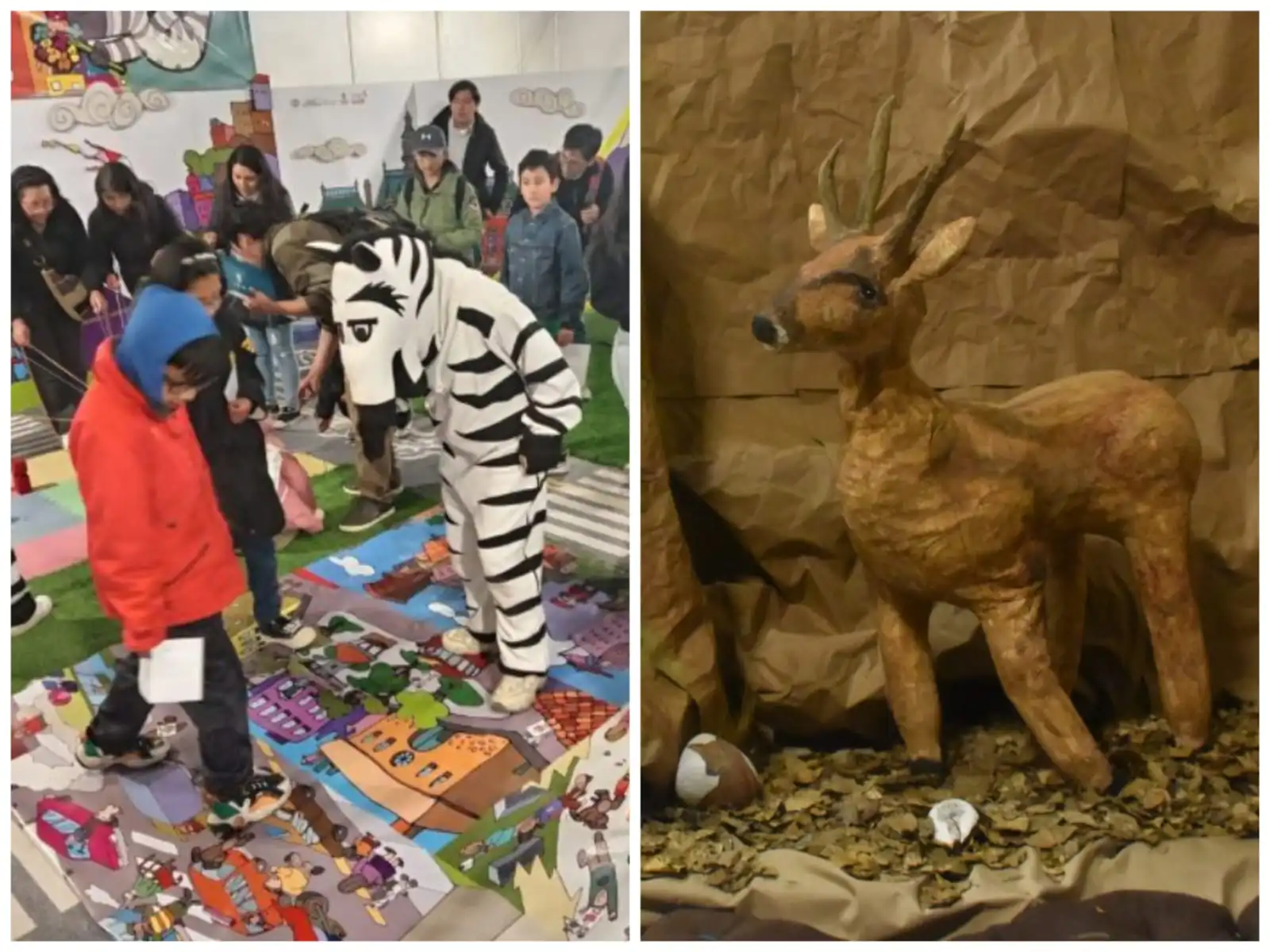 Las Cerbas y Vesty Pakos presentes en la Feria Internacional del Libro de La Paz. FOTO: GAMLP