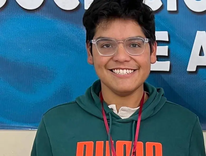 El ajedrecista paceño René Claure tras la competencia.