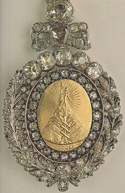 Anverso de la medalla presidencial