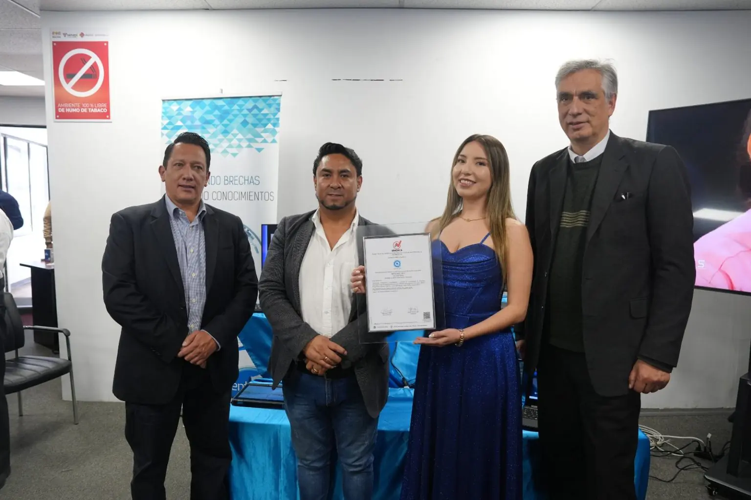 Quipus logra la Certificación de Calidad ISO9001. Foto: ABI.