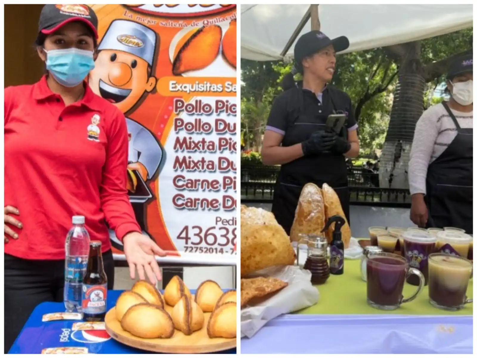Este jueves y viernes se realizará una feria de la salteña y el api en la plaza Camacho de La Paz. Foto ilustrativa (RRSS)