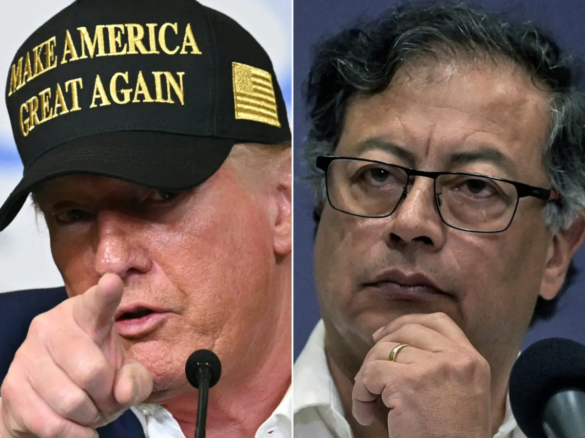 La relación entre Trump y Petro es tensa/AFP