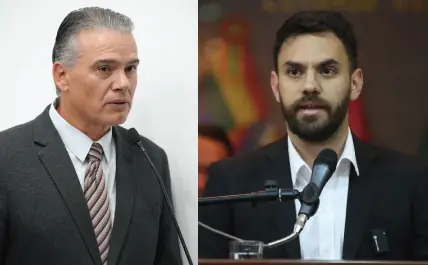 El viceministro Ernesto Justiniano y el exministro Eduardo del Castillo.