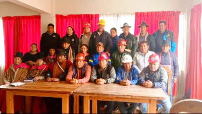 La dirigencia de la COB ratifica las movilizaciones del lunes. (Fotos: Captura)