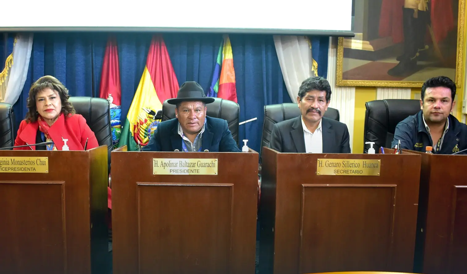 Miembros de la directiva de la ALD La Paz. (Fotos: ALD La Paz)