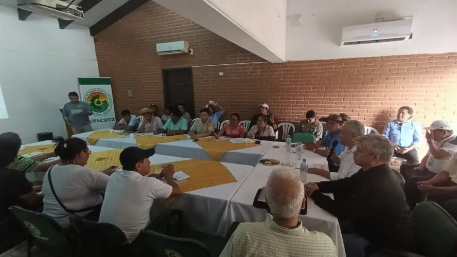 El Gobierno presentó el PGDES y PDES en Santa Cruz. Foto: Ministerio de Planificación del Desarrollo.