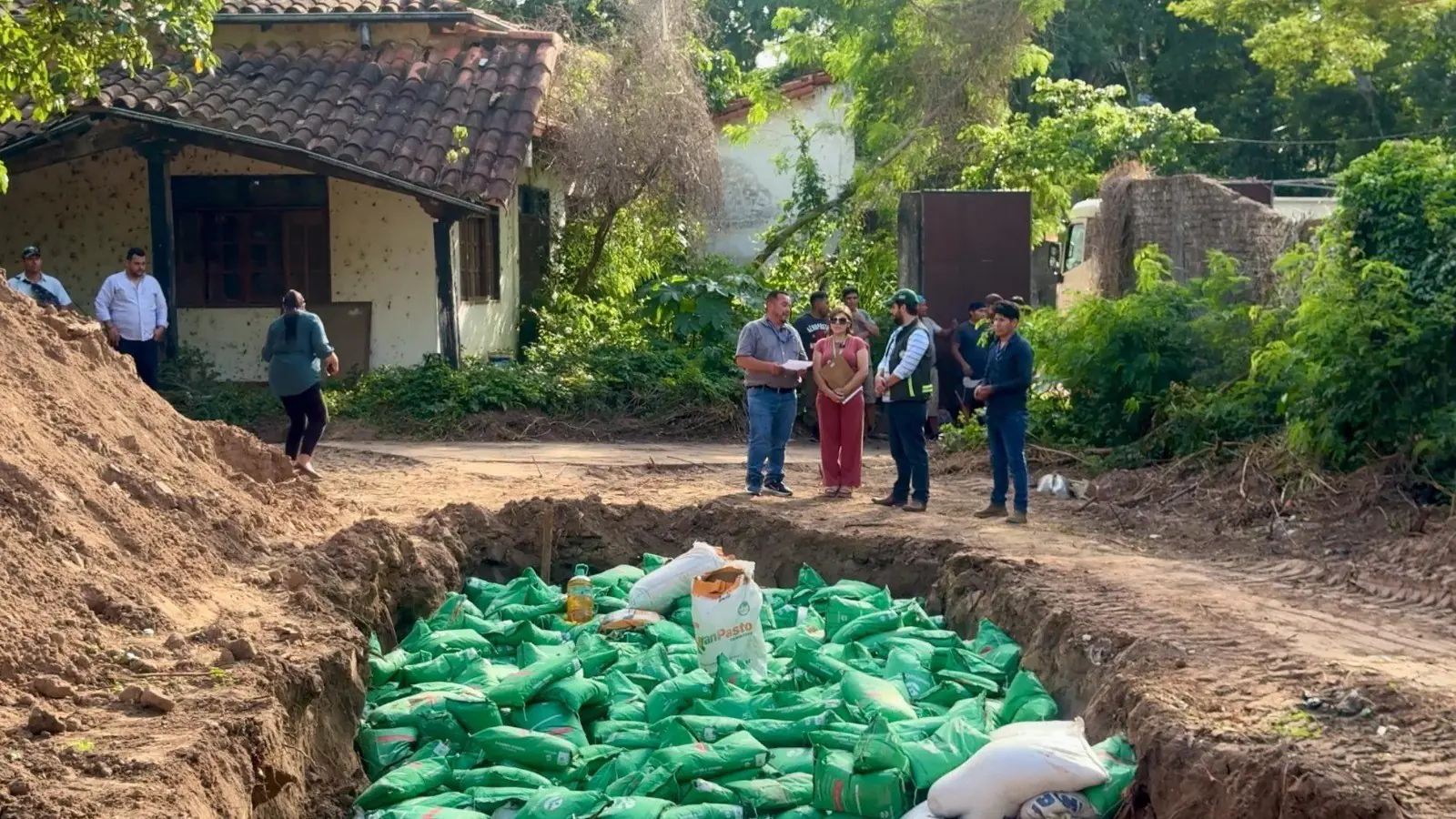Las semillas ilegales fueron destruidas. Foto: Ministerio de Desarrollo Productivo.