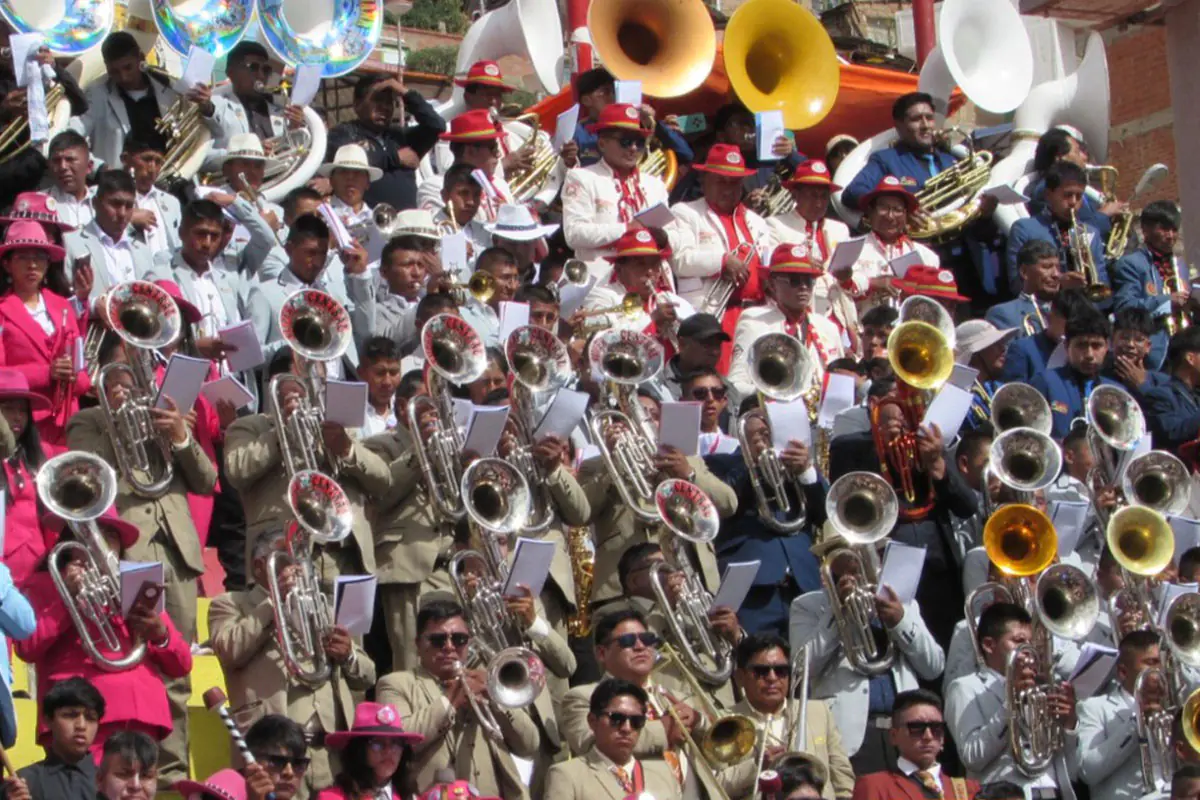 Oruro vibra con el Festival de Bandas. Foto: El Sajama
