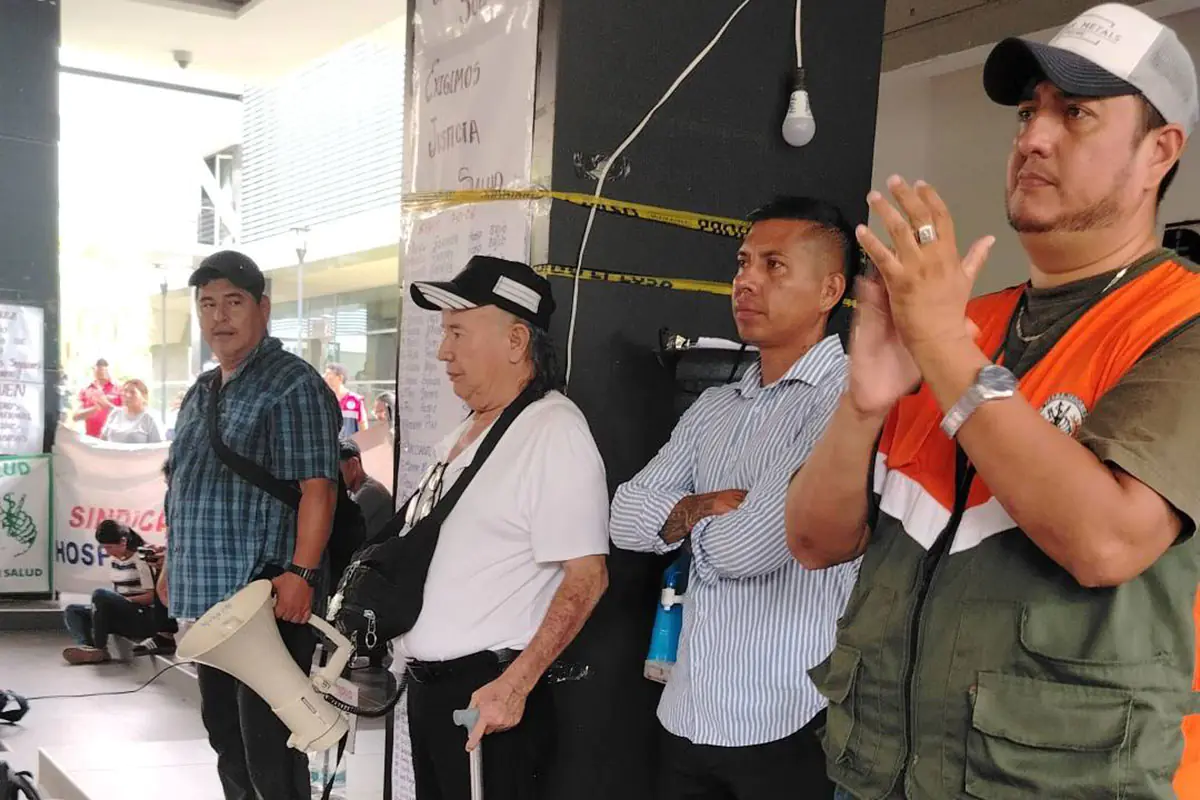 Dirigencia de los trabajadores en salud de Santa Cruz