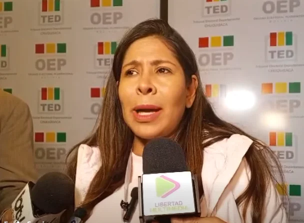 Fátima Tardío es declarada ganadora de la Alcaldía de Sucre.